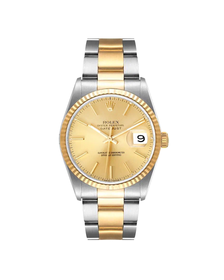 Часы Rolex Datejust 36mm Steel and Yellow Gold 16233