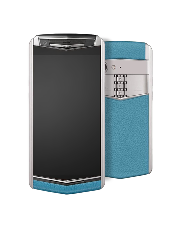 Телефон Vertu ASTER P Ti Silver Calf Gentleman Blue