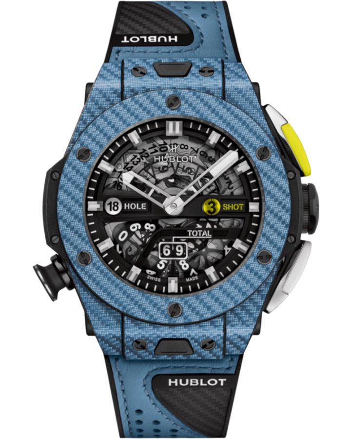 Часы Hublot Big Bang Unico Golf Sky Blue Carbon 416.YE.1120.VR