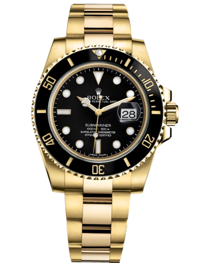 Часы Rolex Submariner Date 40mm Yellow Gold Ceramic 116618LN