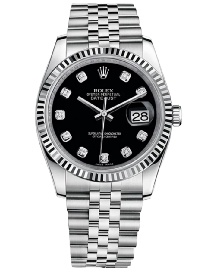 Часы Rolex Datejust 36mm Steel and White Gold 116234-0083