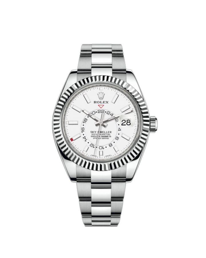 Часы Rolex SKY-DWELLER 42 MM STEEL AND WHITE GOLD