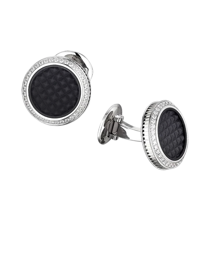 Запонки BREGUET c бриллиантами.