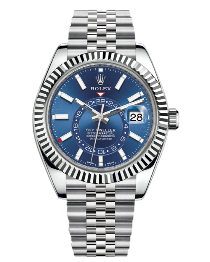 Часы Rolex Sky-Dweller 42mm Steel and White Gold 326934-0004