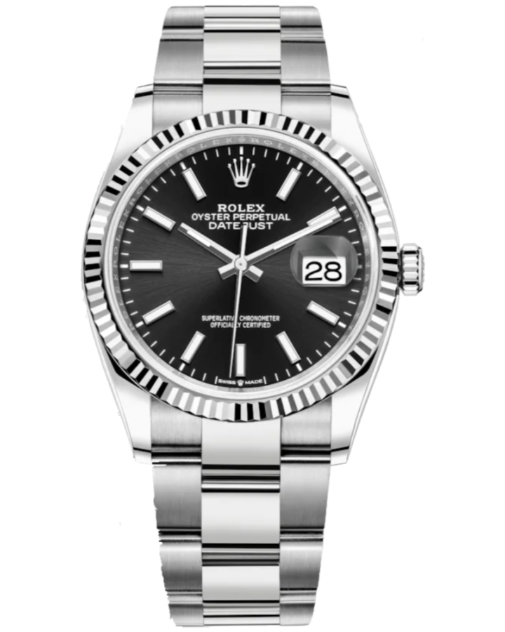 Часы Rolex Datejust 36mm Steel and White Gold 126234-0016