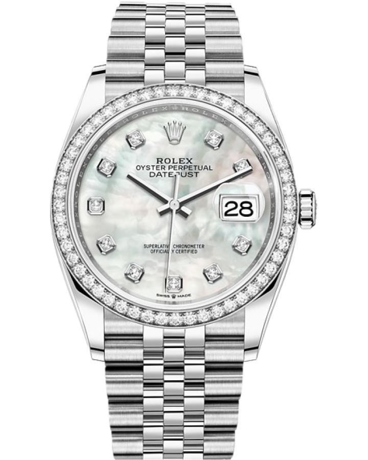 Часы Rolex Datejust 36mm Steel and White Gold тюнинг