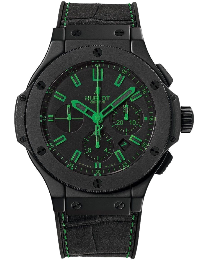 Часы Hublot Big Bang 44 mm All Black Green