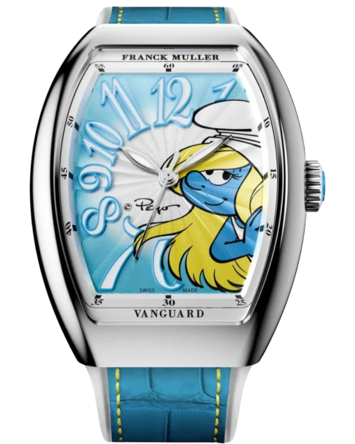 Часы Franck Muller VANGUARD SMURFETTE BLUE V 32 SC AT FO SMURFETTE (BL)