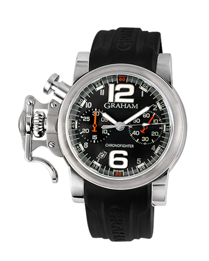 Часы Graham Chronofighter RAC Black Fighter 2CRBS.B02A.L81B