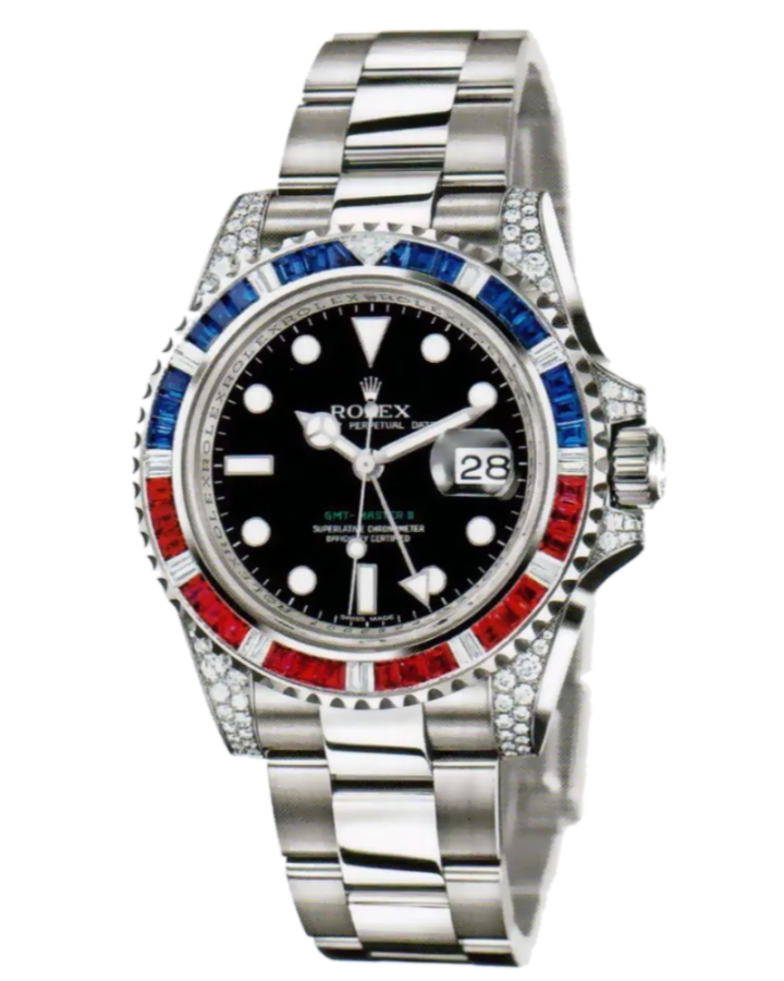 Часы Rolex GMT Master II 40mm 116710 Тюнинг