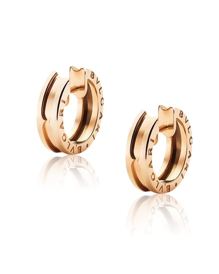 Серьги BVLGARI B.Zero1 Earrings Rose Gold 345506