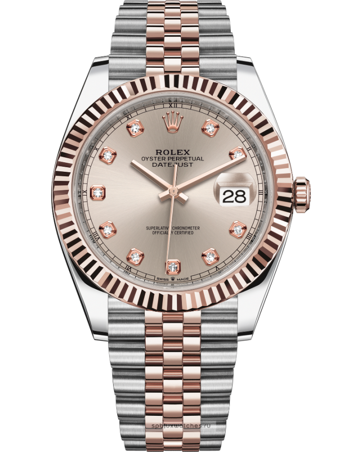 Часы Rolex DATEJUST 41 MM OYSTERSTEEL AND EVEROSE GOLD