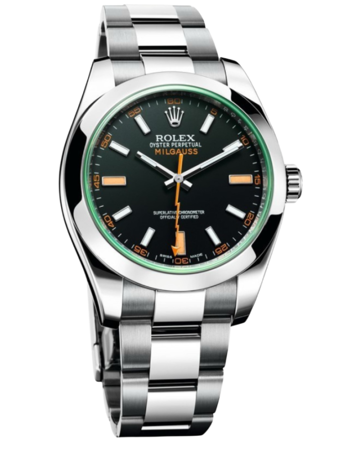 Часы Rolex Milgauss 40mm Steel 116400GV bl