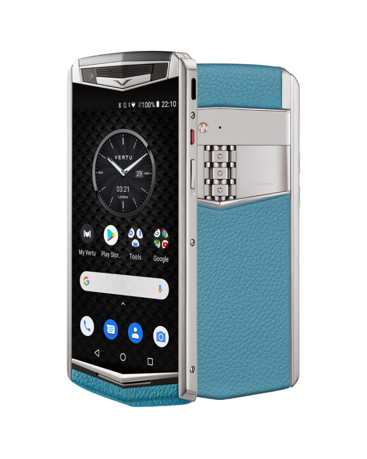 Телефон Vertu ASTER P BAROQUE TITANIUM GENTLEMAN BLUE