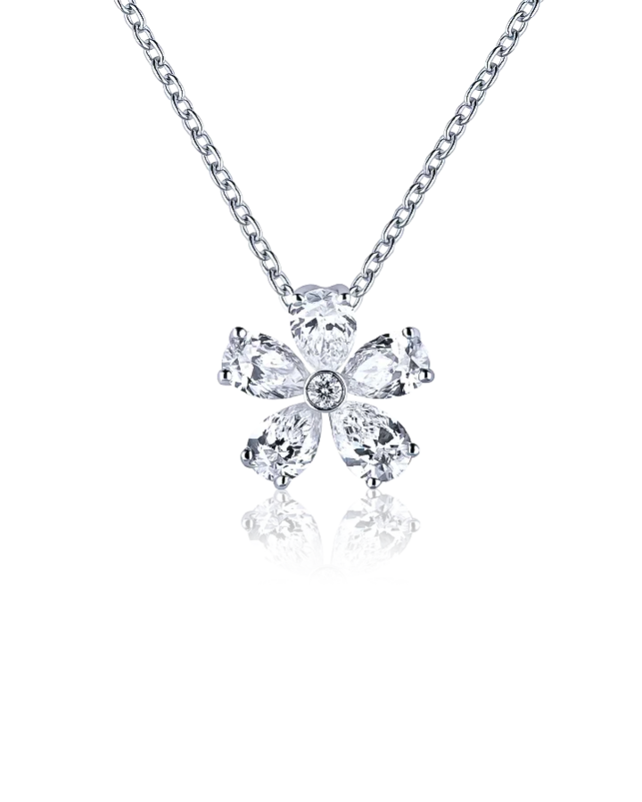 Подвеска Mercury White Gold Flower Pendant MPI18723/WG/FL1.30