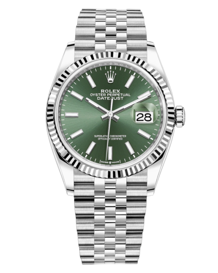 Часы Rolex Datejust 36mm Steel and White Gold 126234-0051