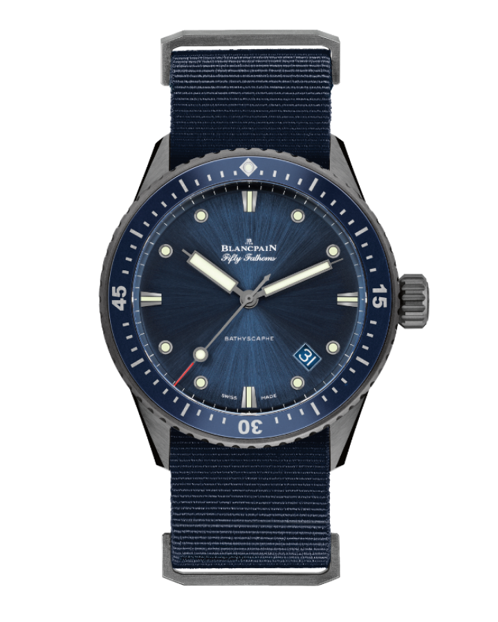 Часы Blancpain Fifty Fathoms Bathyscaphe 5000-0240-NAOA