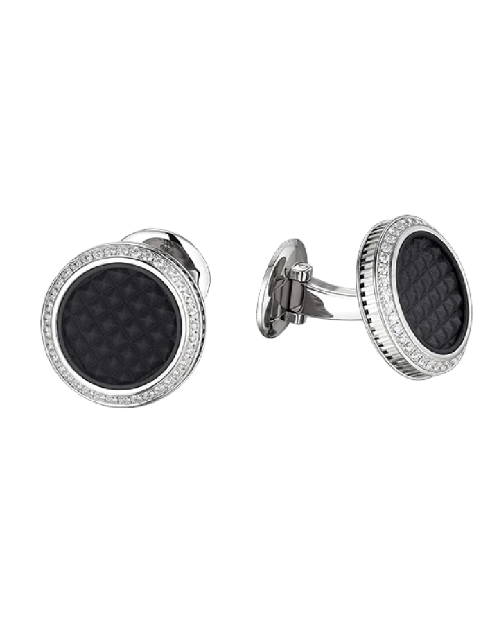 Запонки BREGUET c бриллиантами.