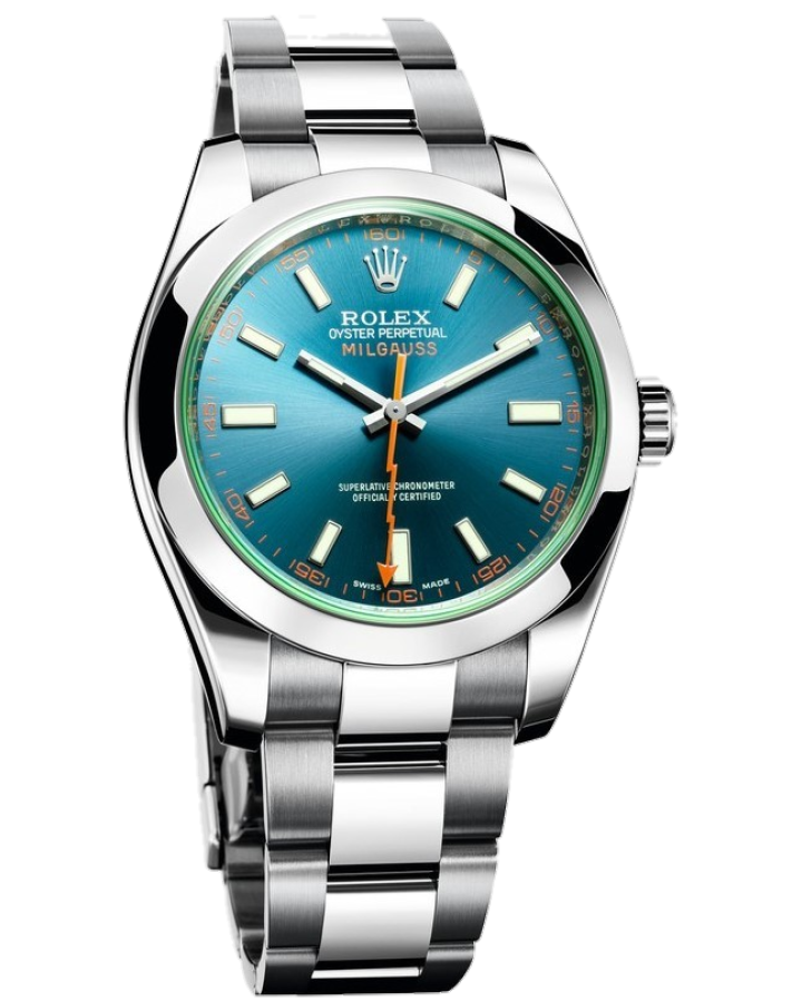 Часы Rolex Milgauss 40mm Steel 116400GV bl