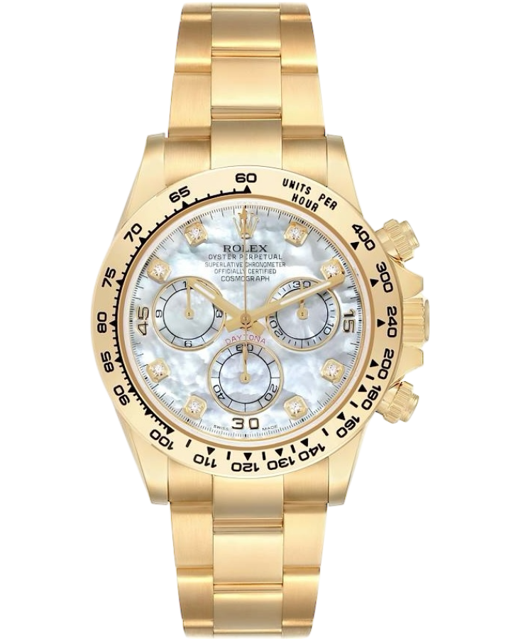 Часы Rolex Cosmograph Daytona Yellow Gold 116528 Mother of Pearl