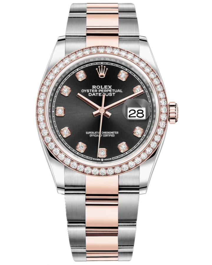 Часы Rolex Datejust Steel and Everose Gold 126201 Тюнинг