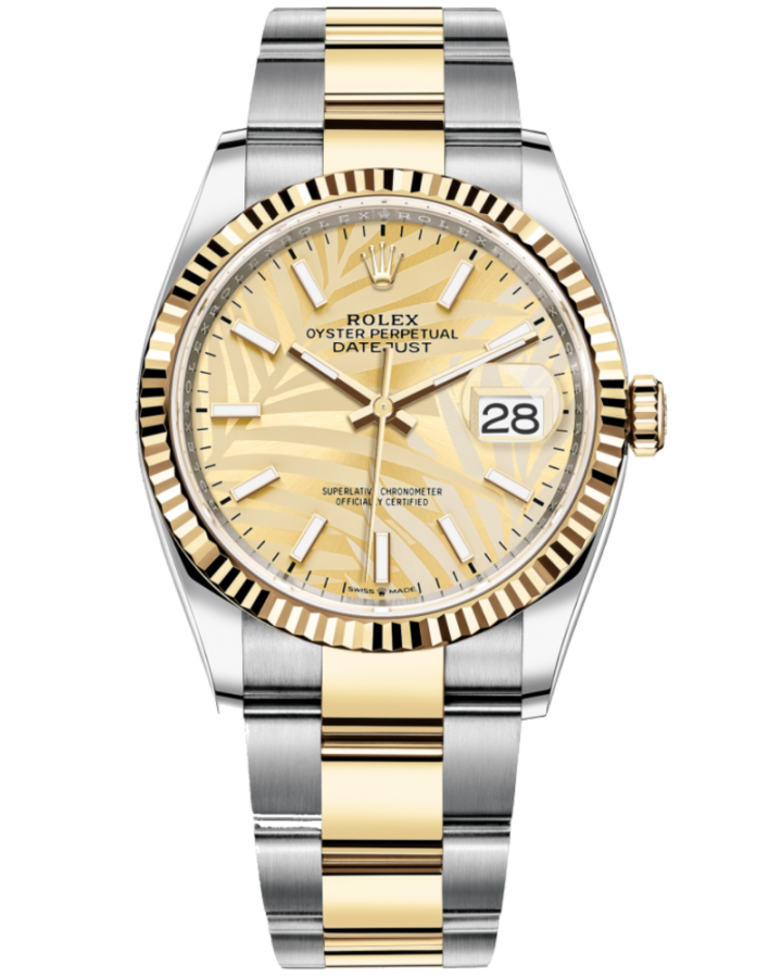 Часы Rolex Datejust 36mm Steel and Yellow Gold 126233-0038