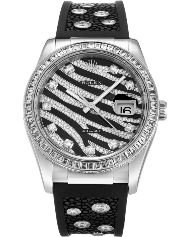 Часы Rolex Datejust 36mm White Gold 116189 BBR