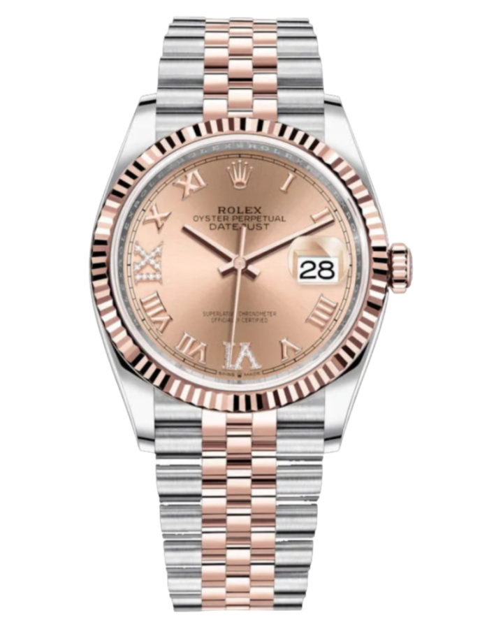 Часы Rolex Datejust 36mm Steel and Everose Gold 126231-0027