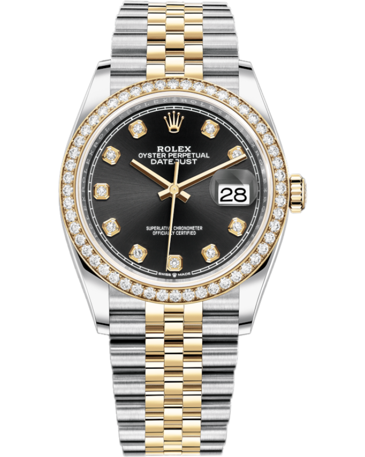 Часы Rolex Datejust 36mm Steel and Yellow Gold Тюнинг 126233