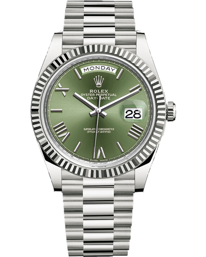 Часы Rolex DAY-DATE 40MM WHITE GOLD