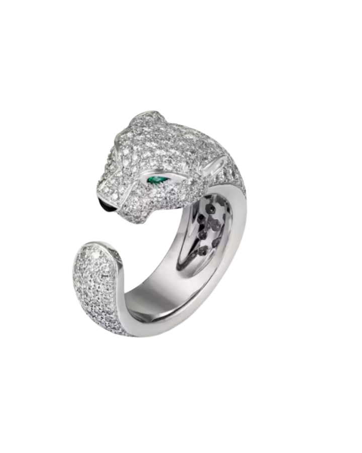 Кольцо Cartier PANTHÈRE DE RING MEDIUM MODEL PAVED N4225200
