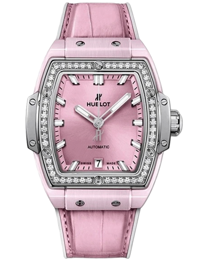 Часы Hublot SPIRIT OF BIG BANG PINK CERAMIC TITANIUM DIAMONDS 665.RN.891P.LR.1204