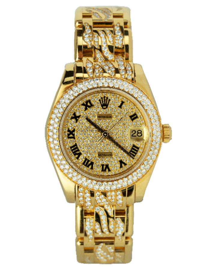 Часы Rolex PEARLMASTER 34 MM YELLOW GOLD 81338