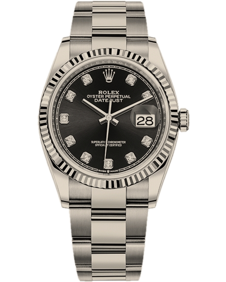 Часы Rolex Datejust 36mm Steel and White Gold 126234