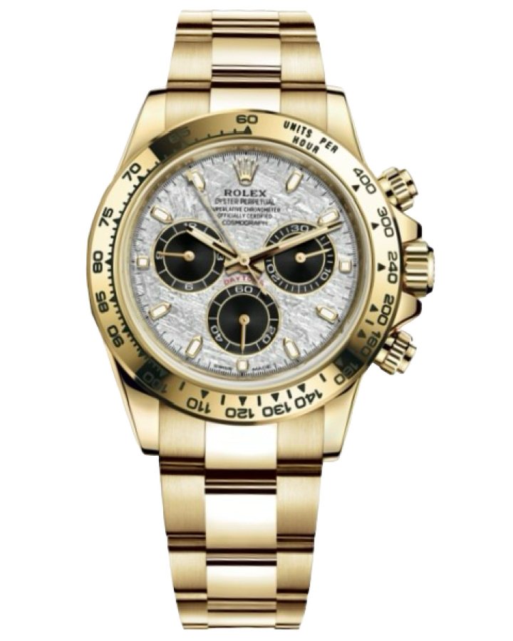 Часы Rolex Cosmograph Daytona Yellow Gold 40 mm Meteorite and Black Dial 116508