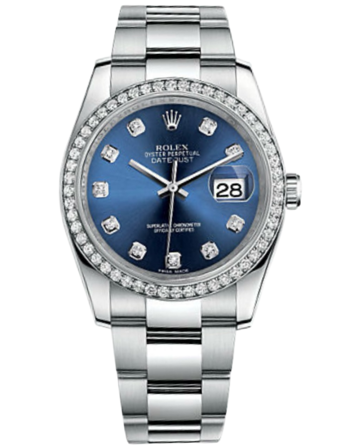 Часы Rolex Datejust 36mm Steel and White Gold 116244-0022
