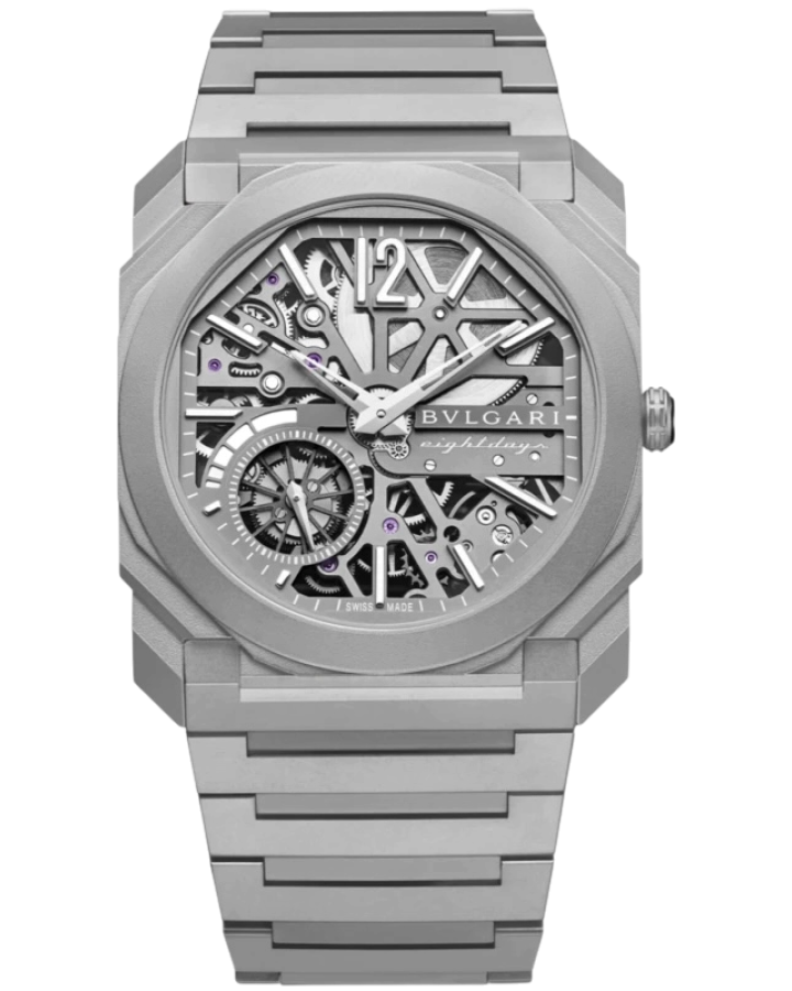 Часы Bulgari OCTO FINISSIMO SKELETON 8 DAYS 103610