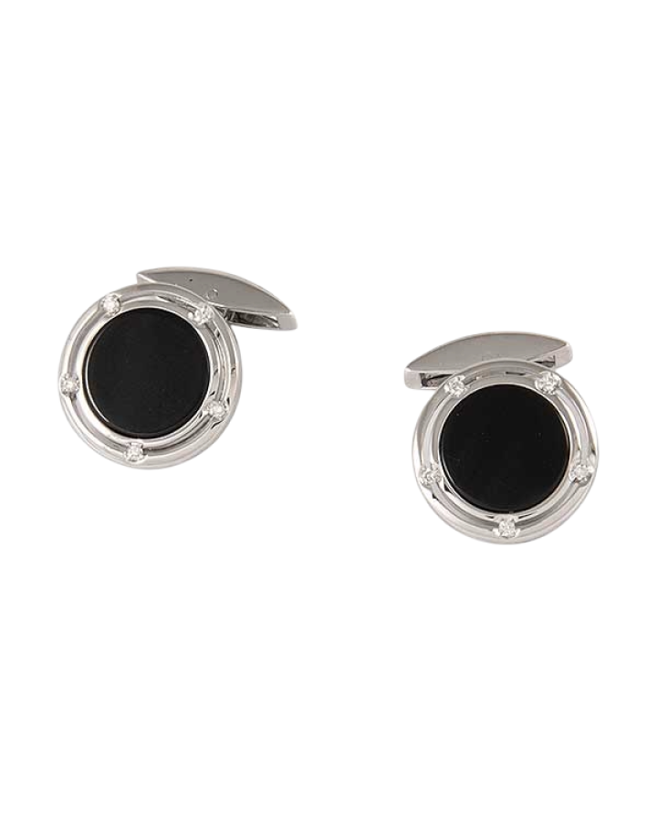 Запонки Damiani D.Side White Gold