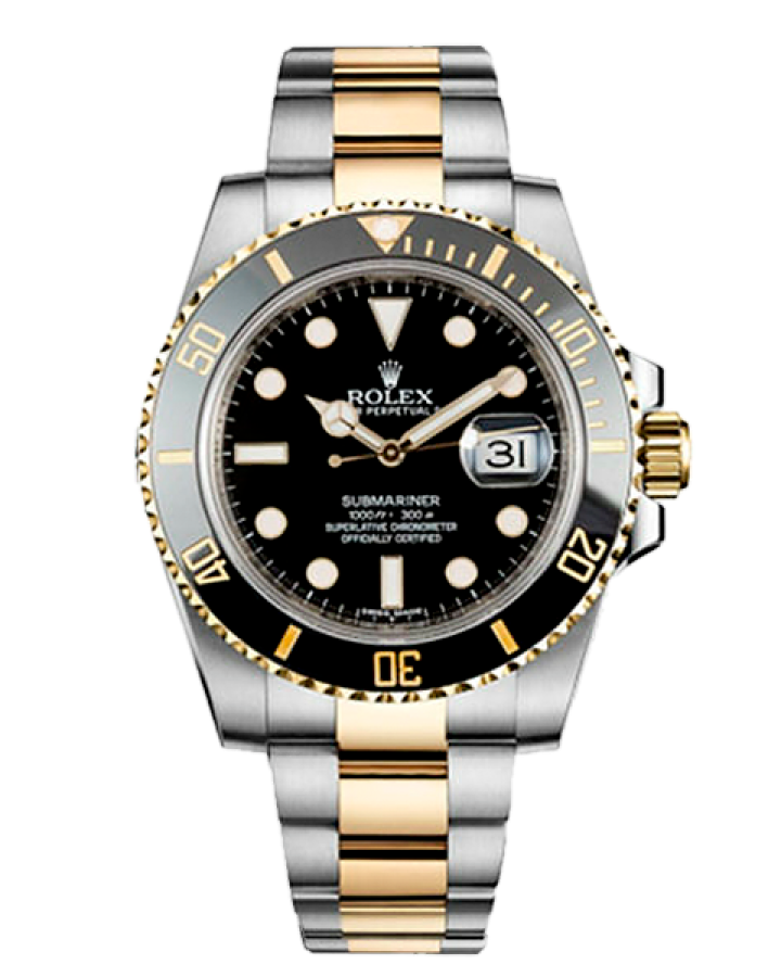 Часы Rolex SUBMARINER DATE 40MM STEEL AND YELLOW GOLD CERAMIC