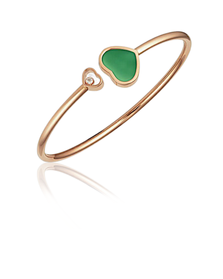 Браслет Chopard HAPPY HEARTS GREEN AGATE арт. 857482-5103