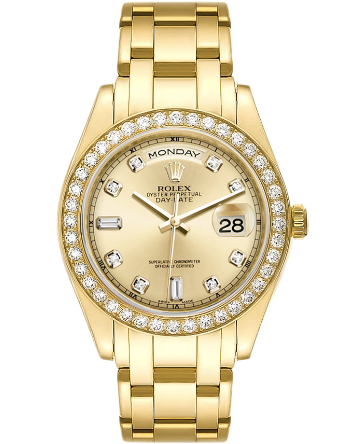 Часы Rolex Day-Date Special Edition Yellow Gold Masterpiece Ladies 18948 CHD