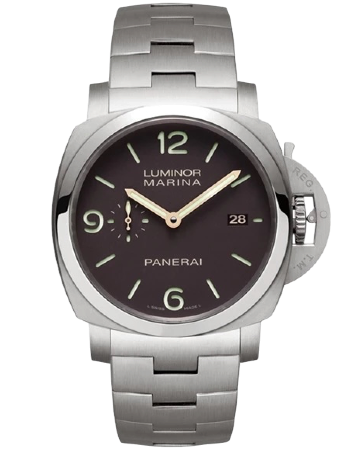 Часы Panerai Luminor 1950 3 Days Titanium 44 mm PAM00352