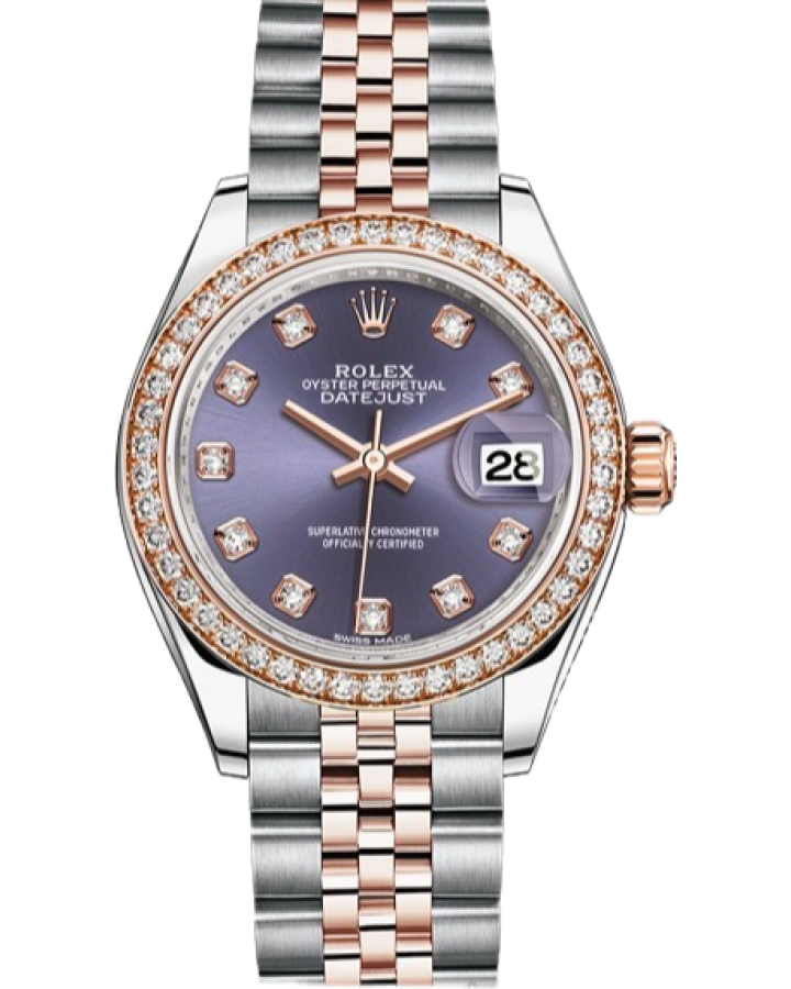 Часы Rolex Datejust 28 mm Steel and Everose Gold