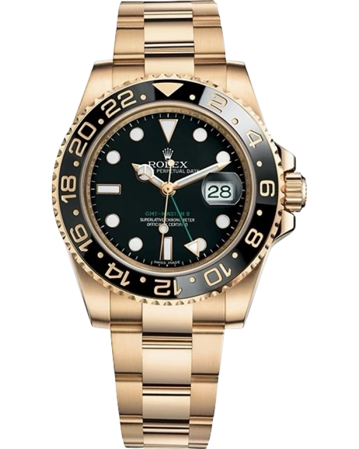 Часы Rolex GMT-MASTER II 40MM YELLOW GOLD 116718LN-0001