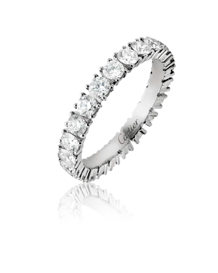 Кольцо Cartier DESTINÉE WEDDING BAND 3.3 MM WIDTH PAVED N4127349