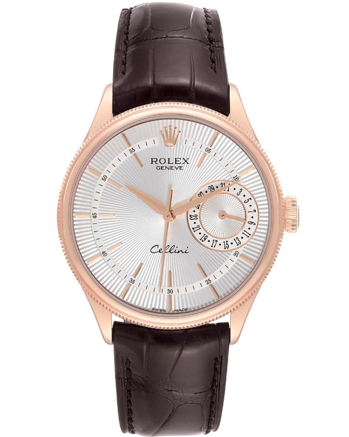 Часы Rolex Cellini Date Silver Dial 18K Rose Gold 50515