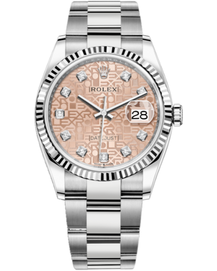 Часы Rolex Datejust 36mm Steel and White Gold 126234-0024