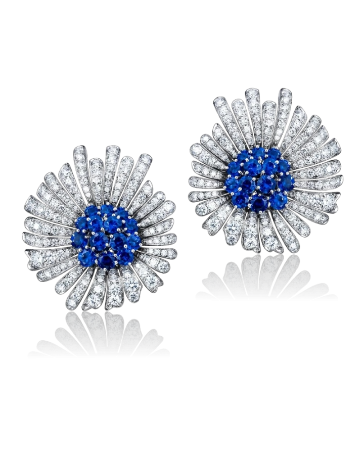 Серьги Van Cleef & Arpels HIGHT JEWELLERY FLOWER SAP EARRINGS VCARA09700