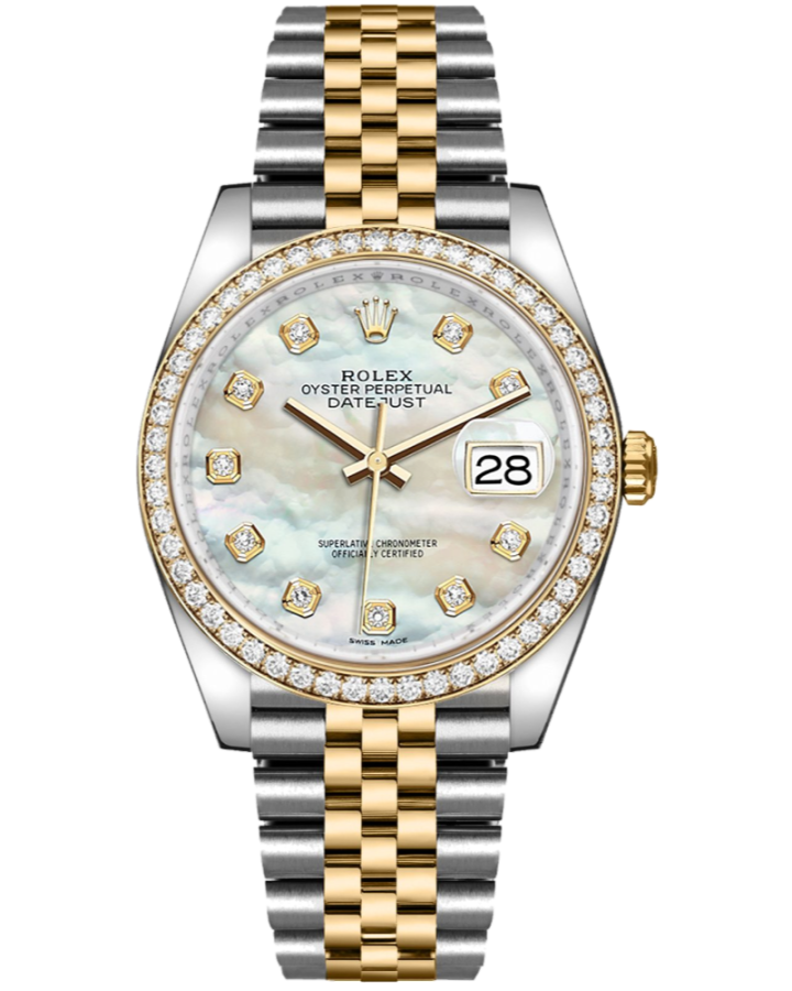 Часы Rolex Datejust 36mm Steel and Yellow Gold 126233 Тюнинг