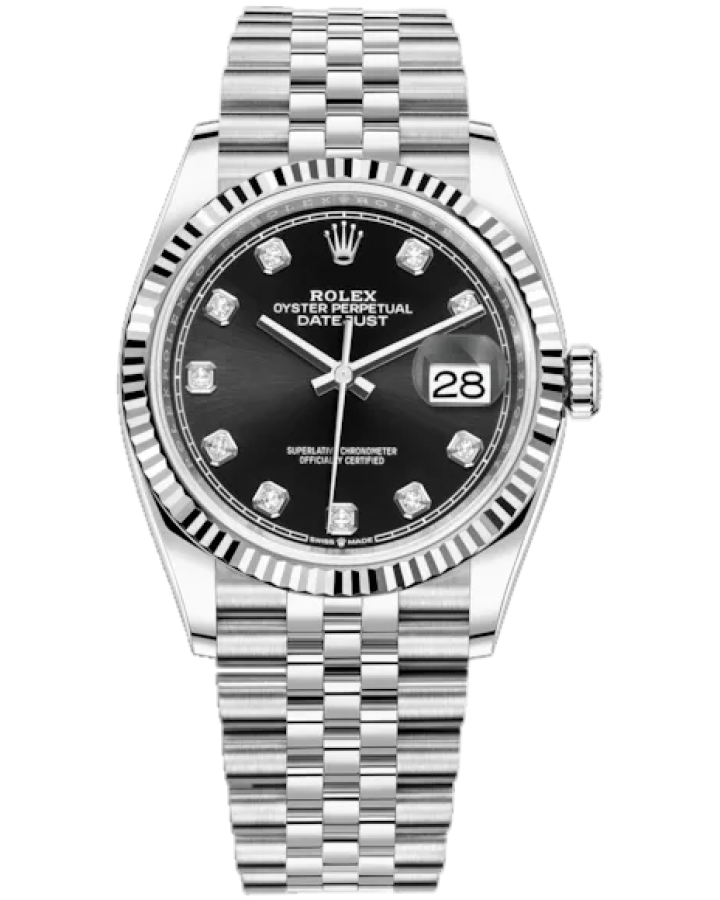 Часы Rolex Datejust 36mm Steel and White Gold 126234-0027